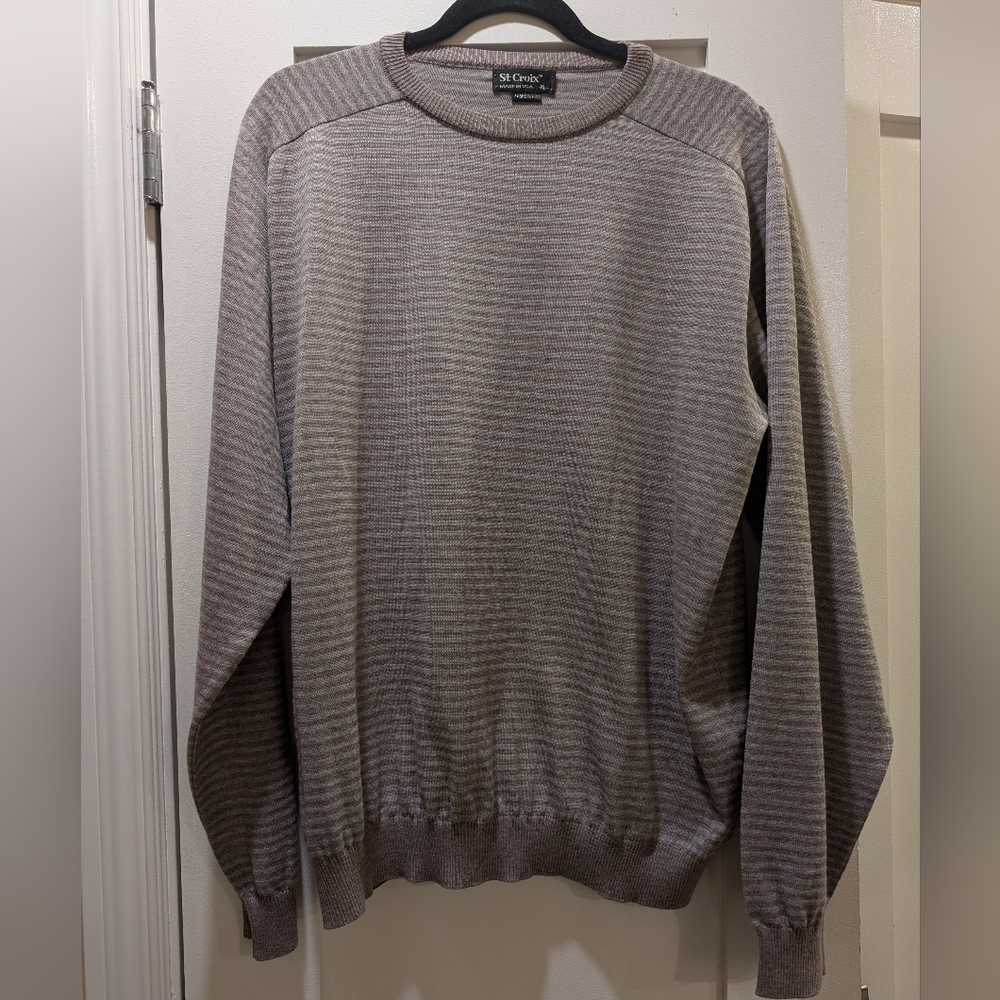 St. Croix Wool Blend Crewneck,XL